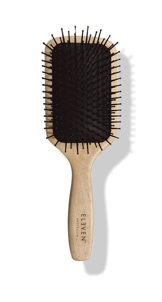 Eleven Wooden Paddle Brush